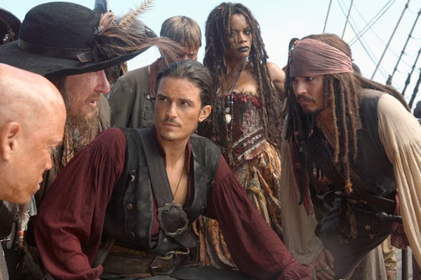 Piratas do Caribe - No Fim do Mundo : Fotos Naomie Harris, Johnny Depp, Geoffrey Rush, Orlando Bloom, Mackenzie Crook