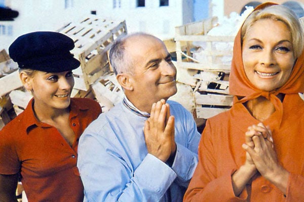 Fotos Claude Gensac, Louis de Funès, Geneviève Grad