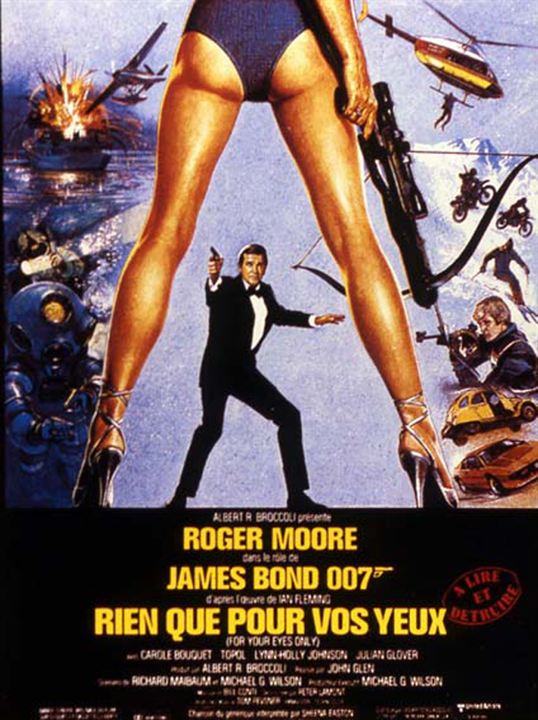 007 - Somente Para Seus Olhos : Poster John Glen