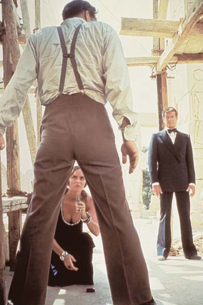 007 - O Espião Que Me Amava : Fotos Richard Kiel, Roger Moore, Lewis Gilbert, Barbara Bach