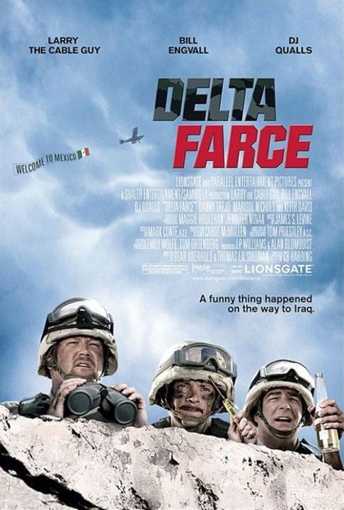 Delta Farce: Missão Incompetência : Poster C.B. Harding, Larry The Cable Guy, DJ Qualls, Bill Engvall