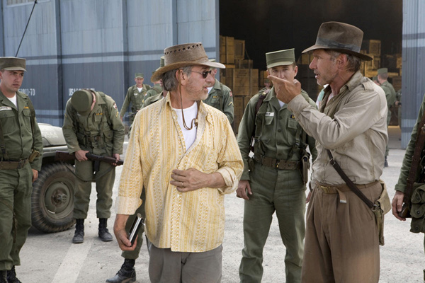 Indiana Jones e o Reino da Caveira de Cristal : Fotos Steven Spielberg, Harrison Ford