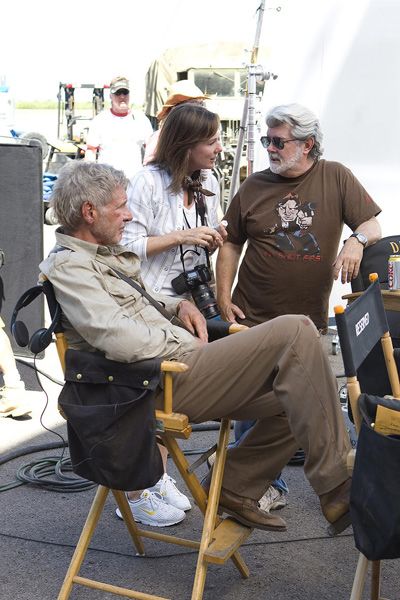 Indiana Jones e o Reino da Caveira de Cristal : Fotos George Lucas, Harrison Ford