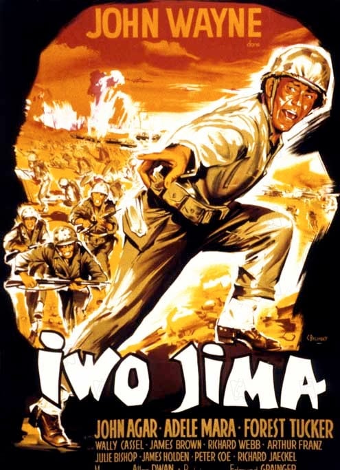 Iwo Jima, o Portal da Glória : Poster Allan Dwan, John Wayne