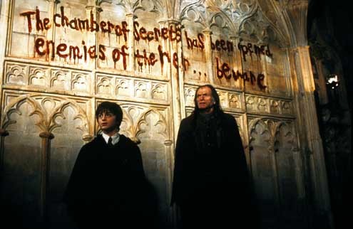 Harry Potter e a Câmara Secreta : Fotos David Bradley (IV), Chris Columbus, Daniel Radcliffe