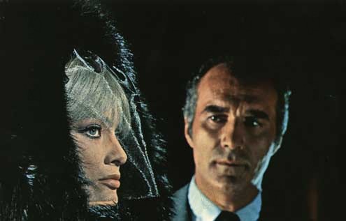 Fotos Michel Piccoli, Mario Bava, Marisa Mell