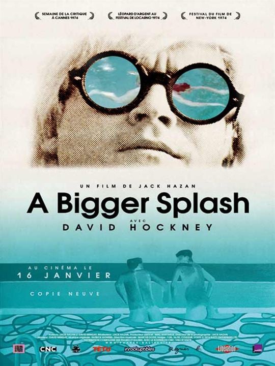 A Bigger Splash : Poster Jack Hazan, David Hockney