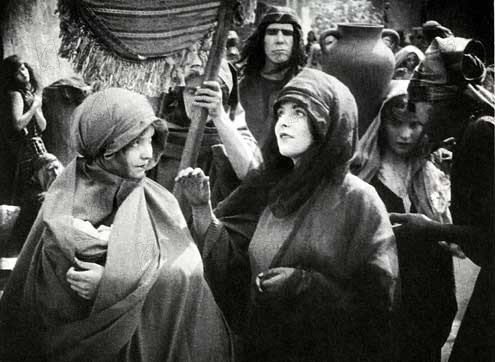 Fotos D.W. Griffith, Blanche Sweet, Lillian Gish