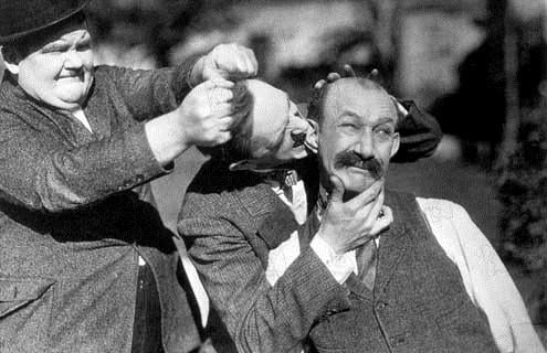 Fotos Leo McCarey, Stan Laurel, Oliver Hardy