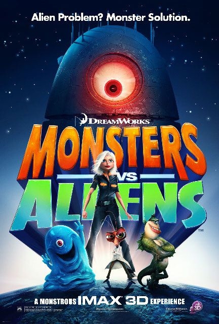 Monstros Vs. Alienígenas : Poster