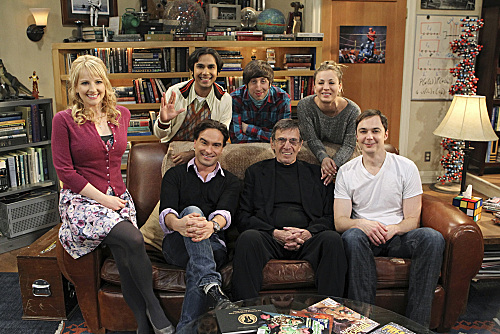 The Big Bang Theory : Fotos Kaley Cuoco, Jim Parsons, Leonard Nimoy, Kunal Nayyar, Melissa Rauch, Simon Helberg, Johnny Galecki