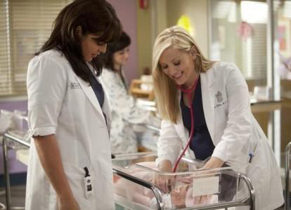 Grey's Anatomy : Poster Sara Ramirez, Jessica Capshaw