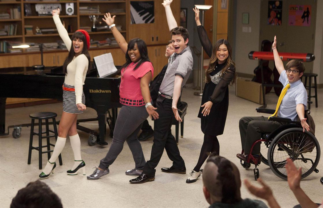 Glee : Fotos Chris Colfer, Amber Riley, Jenna Ushkowitz, Kevin McHale, Lea Michele