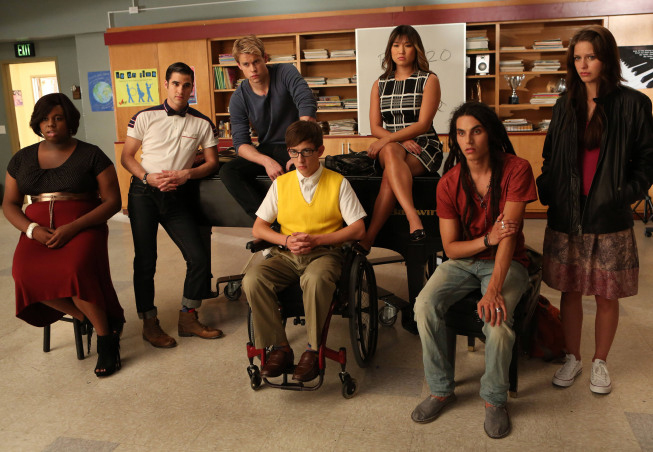 Glee : Fotos Melissa Benoist, Jenna Ushkowitz, Kevin McHale, Darren Criss, Chord Overstreet, Alex Newell, Samuel Larsen