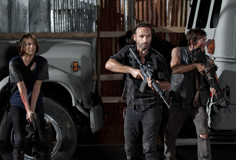 The Walking Dead : Fotos Norman Reedus, Lauren Cohan, Andrew Lincoln