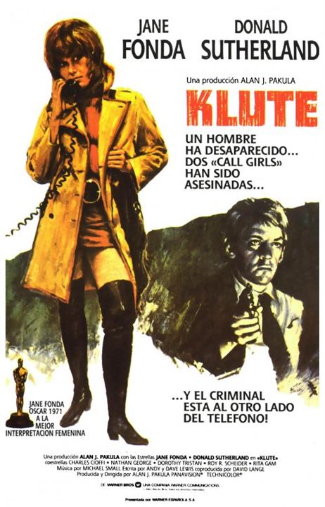 Klute - O Passado Condena : Poster