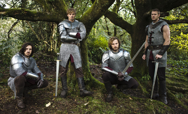 Merlin : Fotos Rupert Young, Bradley James (II), Tom Hopper, Eoin Macken