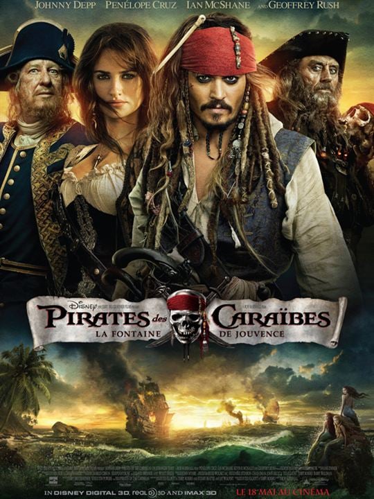 Piratas do Caribe - Navegando em Águas Misteriosas : Poster
