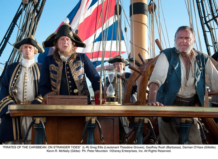 Piratas do Caribe - Navegando em Águas Misteriosas : Fotos Kevin McNally, Geoffrey Rush, Jonny Rees
