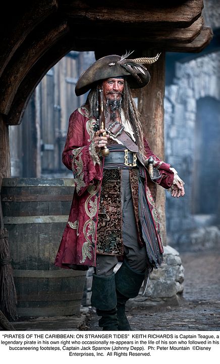 Piratas do Caribe - Navegando em Águas Misteriosas : Fotos Keith Richards (II)