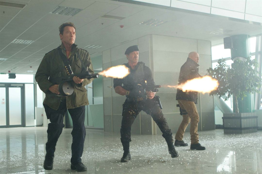 Os Mercenários 2 : Fotos Arnold Schwarzenegger, Sylvester Stallone, Bruce Willis