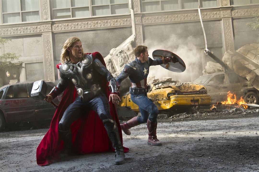 Os Vingadores - The Avengers : Fotos Chris Evans, Chris Hemsworth