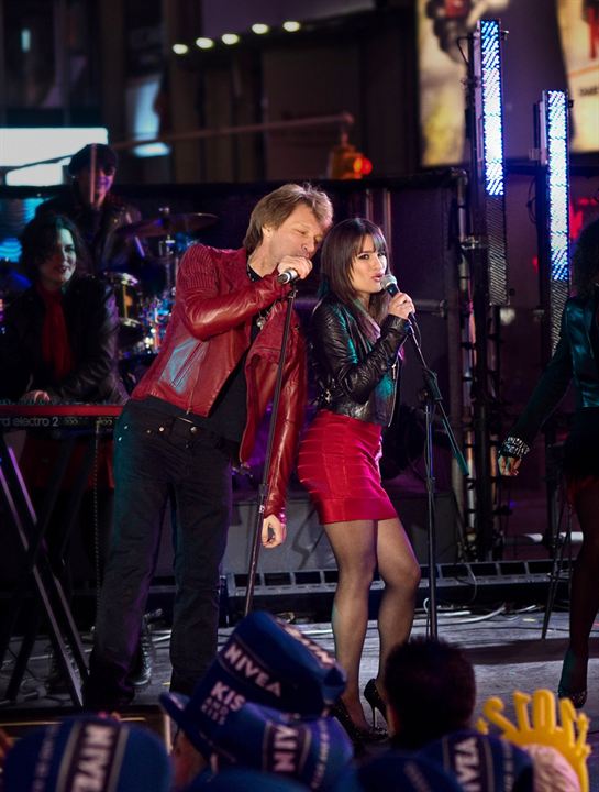 Noite de Ano Novo : Fotos Lea Michele, Jon Bon Jovi