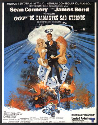 007 - Os Diamantes São Eternos : Poster