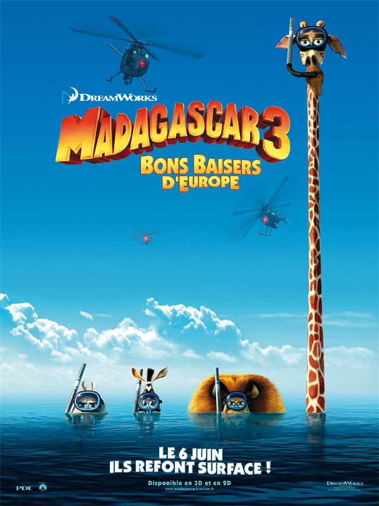 Madagascar 3 - Os Procurados : Poster