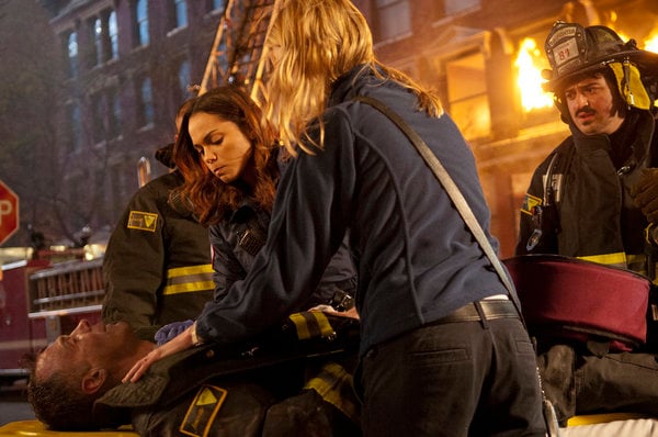 Chicago Fire : Fotos David Eigenberg, Monica Raymund, Lauren German