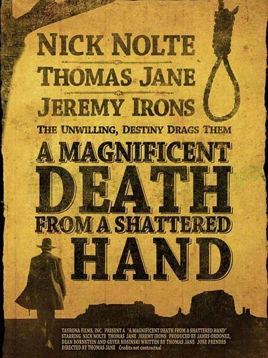 A Magnificent Death from a Shattered Hand : Poster