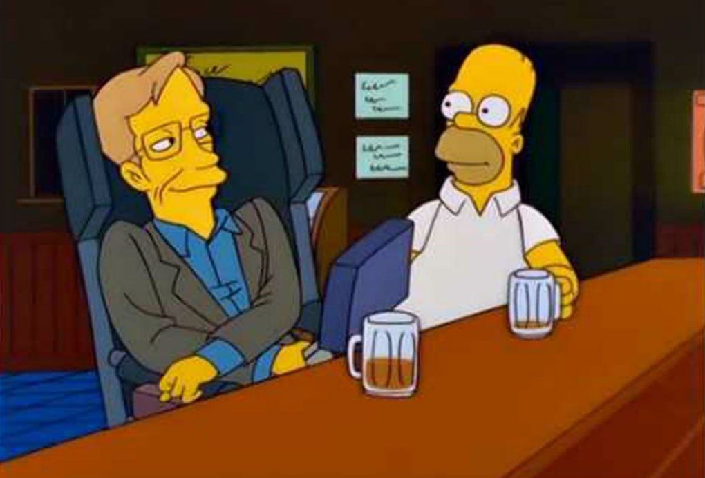 Relembre As Participacoes De Stephen Hawking Em The Big Bang Theory Os Simpsons Jornada Nas Estrelas E Outros Os Simpsons Adorocinema