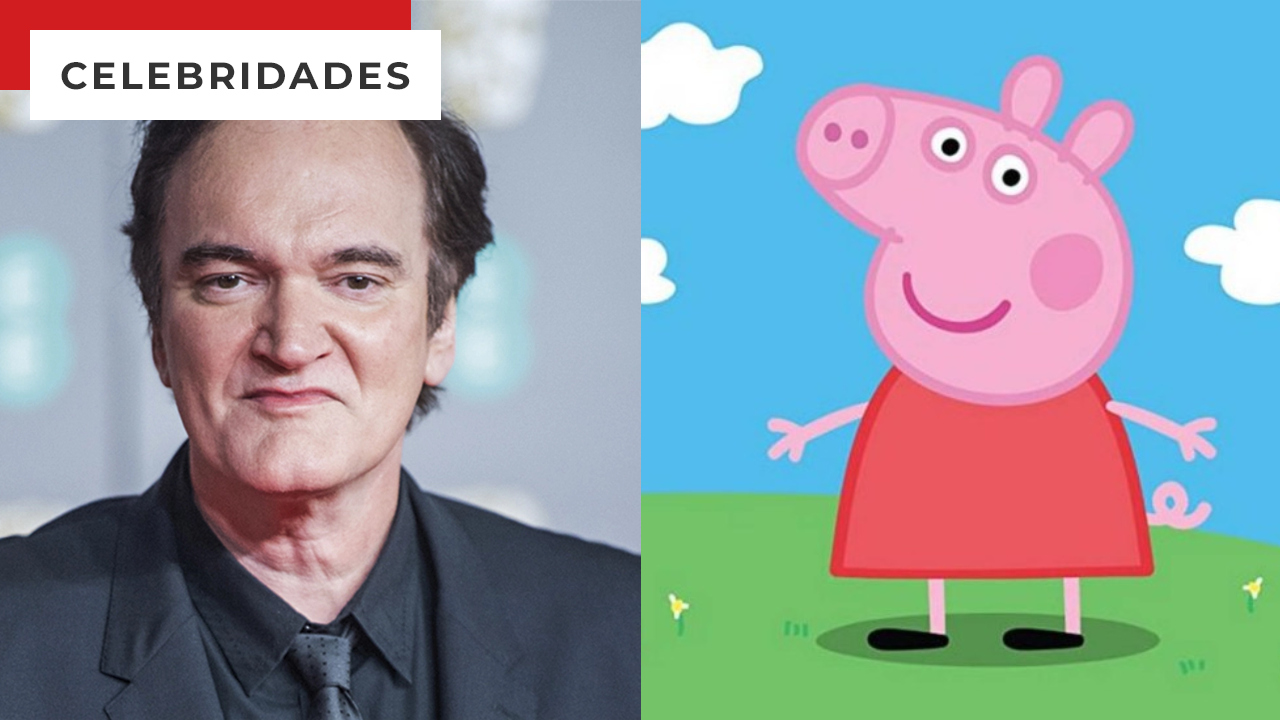Quentin Tarantino é fã de Peppa Pig, provando que porquinha é