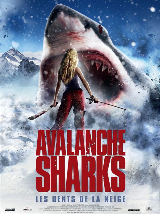 Avalanche de Tubarões : Poster