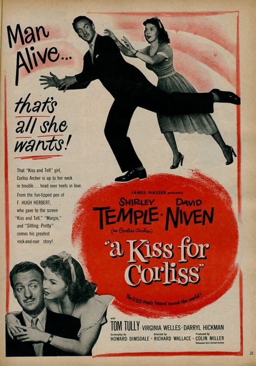 A Kiss for Corliss : Poster