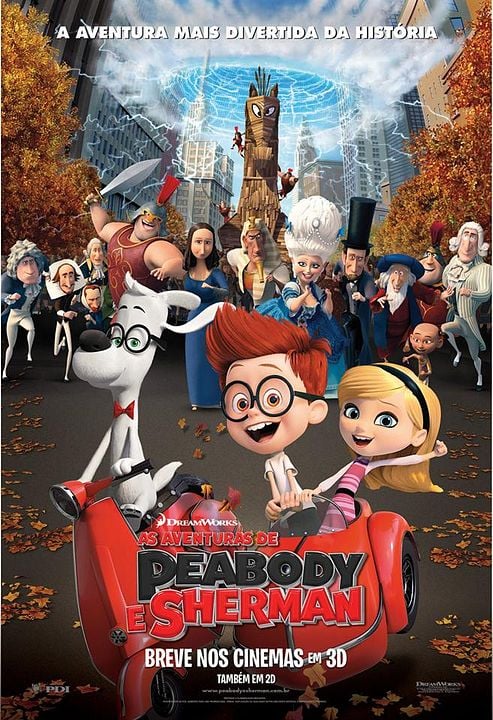 As Aventuras de Peabody & Sherman : Poster