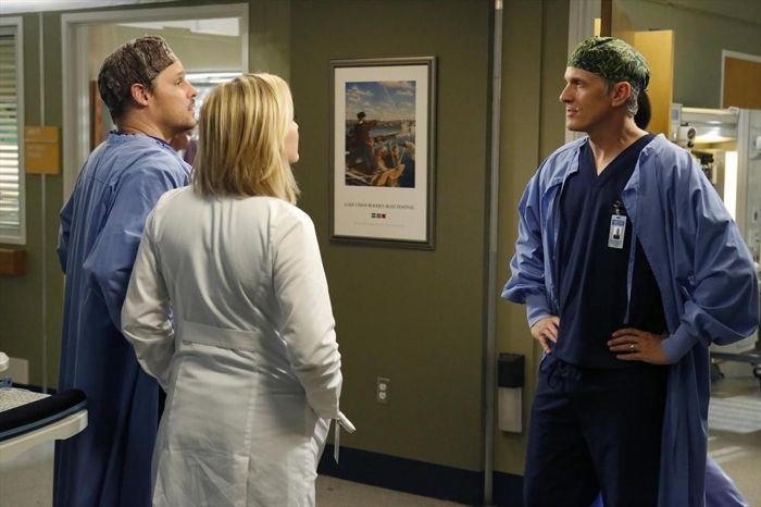 Grey's Anatomy : Fotos Patrick Fabian, Jessica Capshaw, Justin Chambers (I)