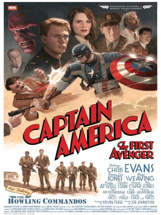 Capitão América: O Primeiro Vingador : Poster