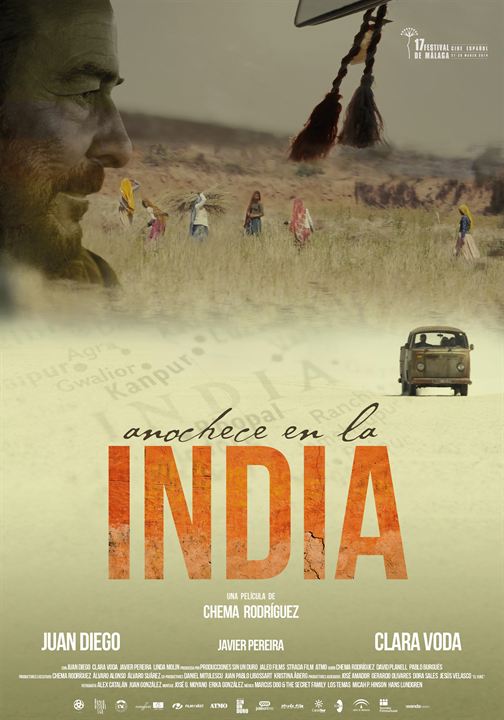 Anoitece na Índia : Poster