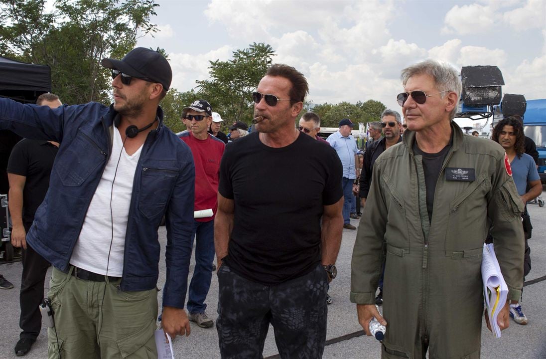 Os Mercenários 3 : Fotos Arnold Schwarzenegger, Patrick Hughes (II), Harrison Ford