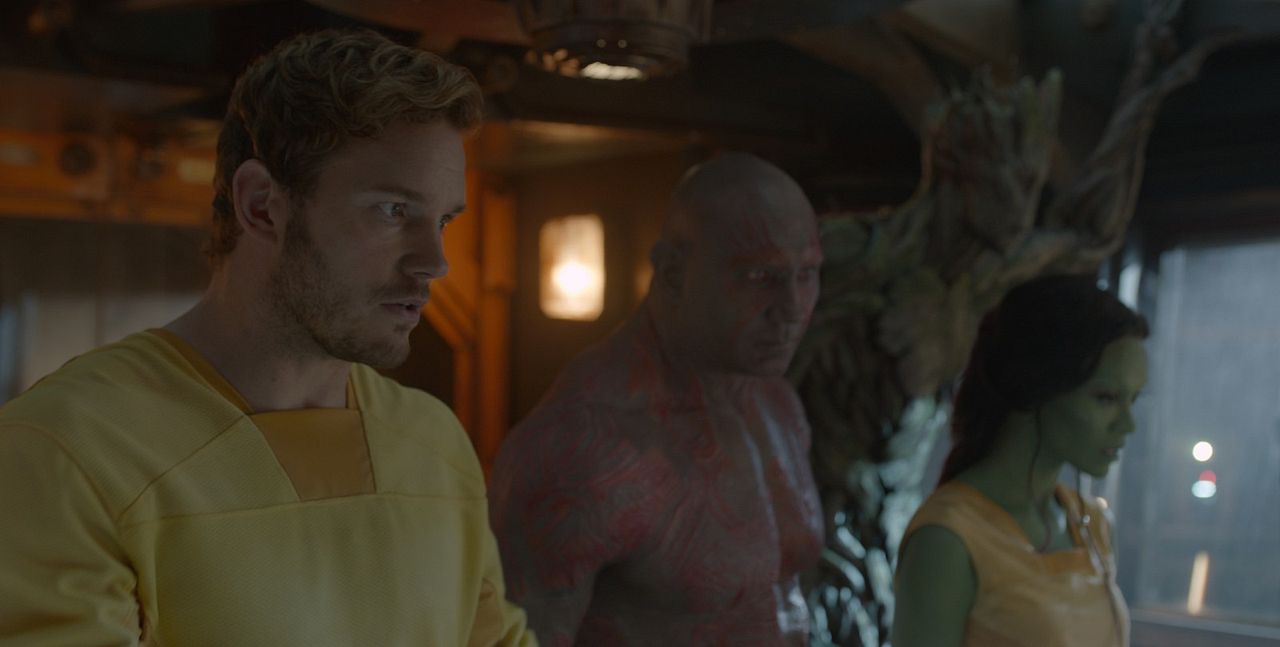 Guardiões da Galáxia : Fotos Dave Bautista, Zoe Saldana, Chris Pratt