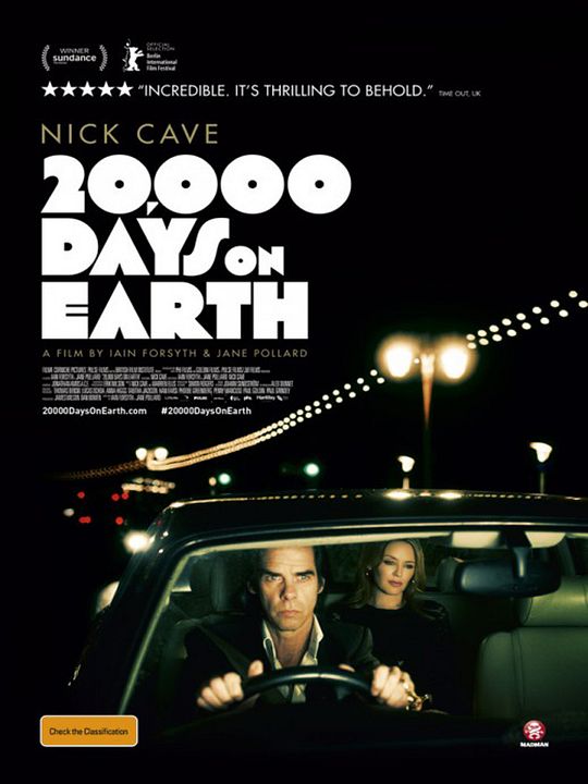 Nick Cave - 20.000 Dias na Terra : Poster