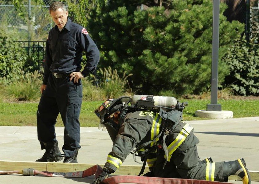 Chicago Fire : Fotos David Eigenberg, Monica Raymund