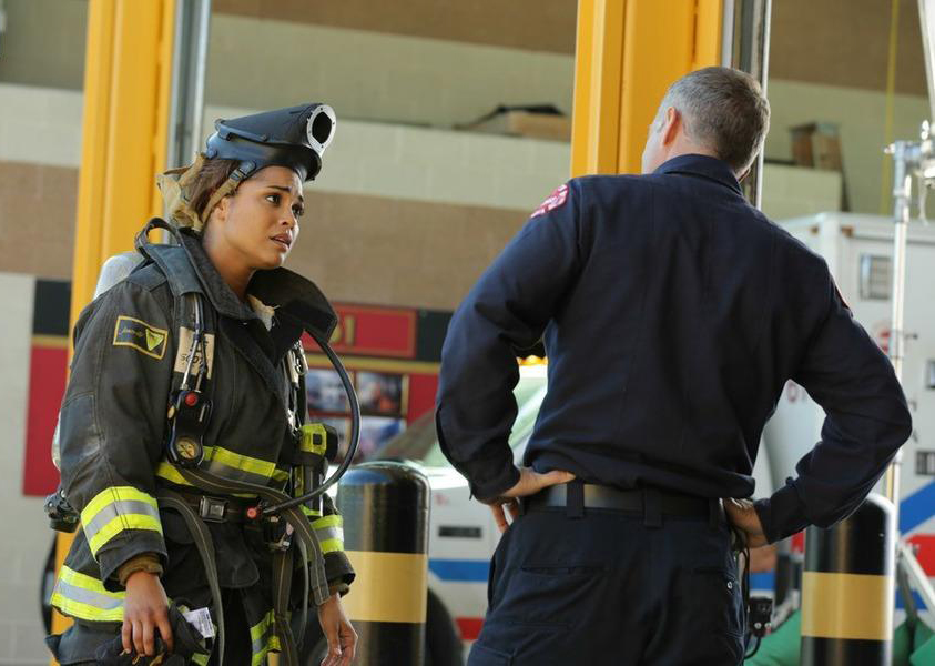 Chicago Fire : Fotos Monica Raymund, David Eigenberg