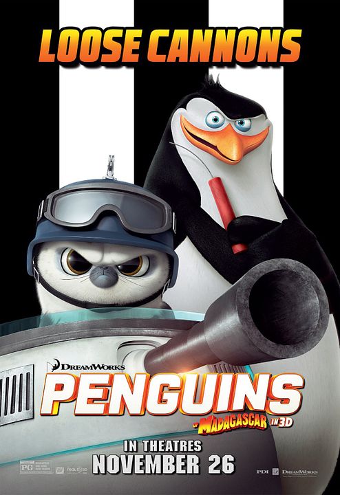 Os Pinguins de Madagascar : Poster