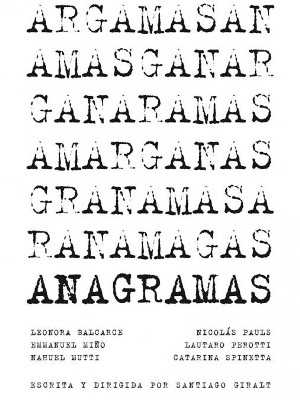 Anagramas : Poster