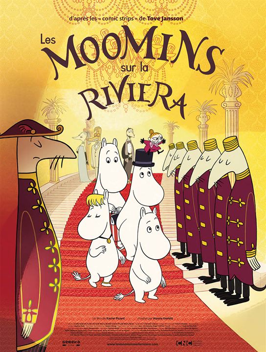 Os Moomins na Riviera : Poster