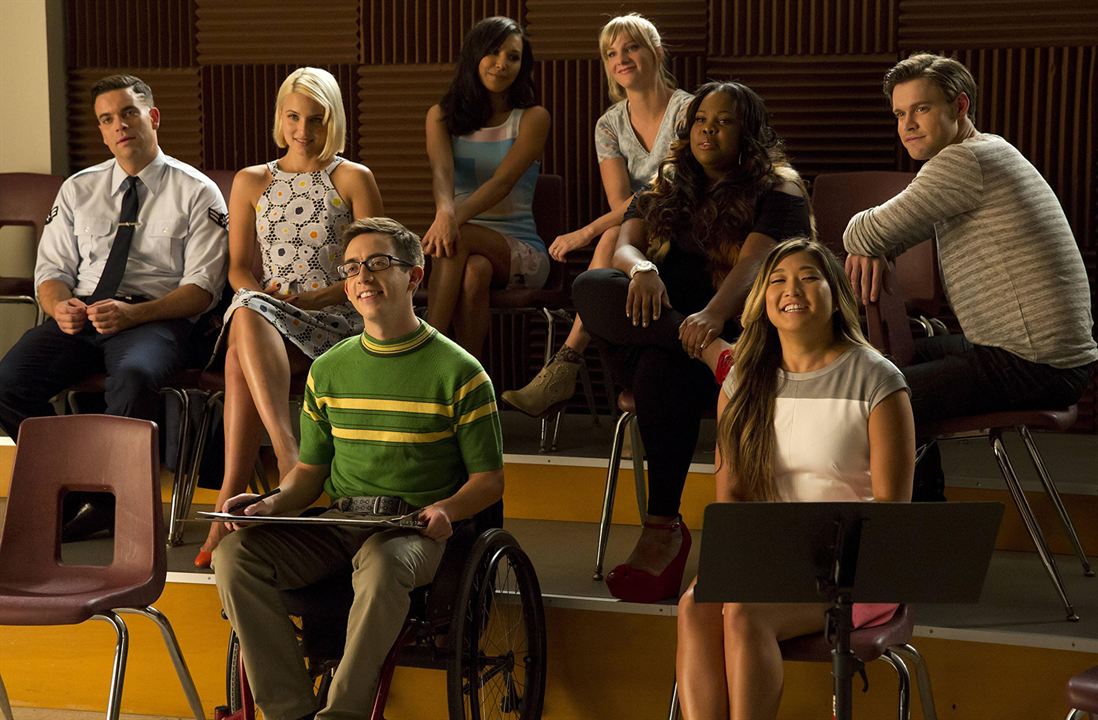 Glee : Fotos Amber Riley, Naya Rivera, Dianna Agron, Mark Salling, Jenna Ushkowitz, Kevin McHale, Heather Morris