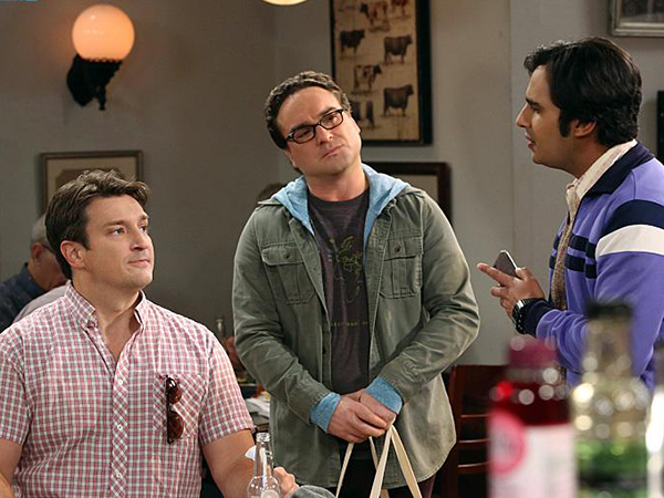 The Big Bang Theory : Fotos Nathan Fillion, Kunal Nayyar, Johnny Galecki