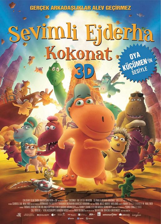 Coconut, O Pequeno Dragão : Poster